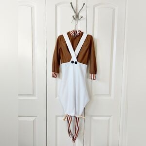 3pc Oompa Loompa Chocolate Factory Worker youth Small Halloween‎ Costume